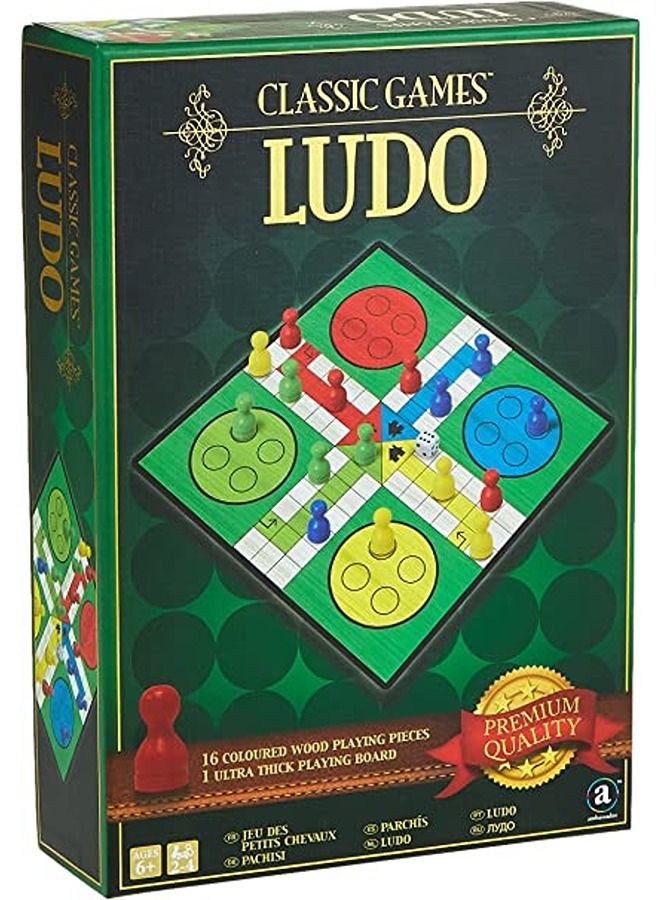 Merchant Ambassador - Classic Wood Ludo | Classic Wood Ludo | Classic Ludo | Ludo for Kids & Adults| Kids & Adults Ludo Game | Wood Ludo