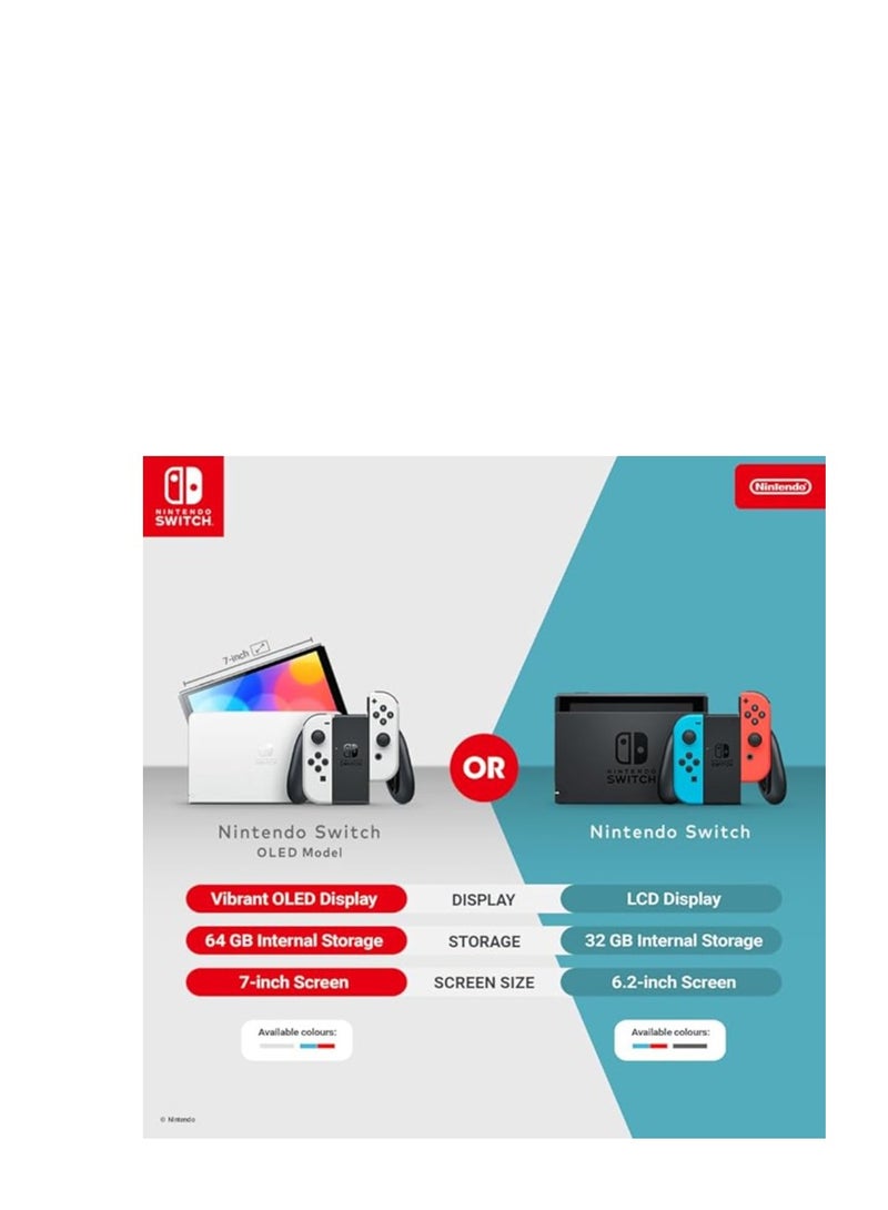 Nintendo Nintendo Switch (OLED Model)Blue & Red - Internation Version with Nintendo Switch The Legend of Zelda: Echoes of Wisdom