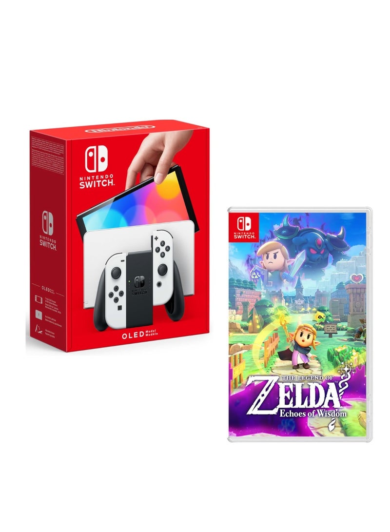 Nintendo Nintendo Switch (OLED Model) White - Internation Version with Nintendo Switch The Legend of Zelda: Echoes of Wisdom