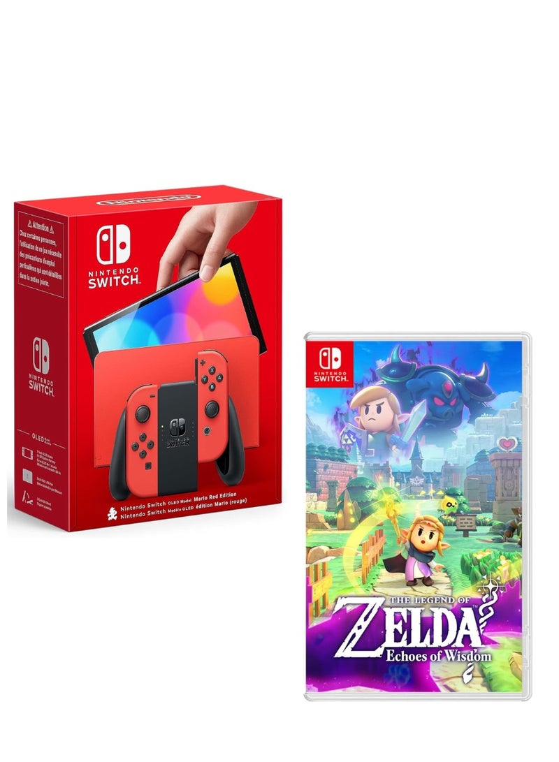 Nintendo Nintendo Switch (OLED Model) Mario - Internation Version with Nintendo Switch The Legend of Zelda: Echoes of Wisdom