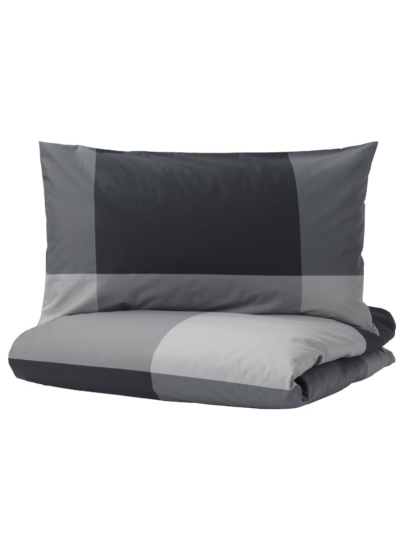 BRUNKRISSLA Duvet cover and pillowcase, 150x200/50x80 cm