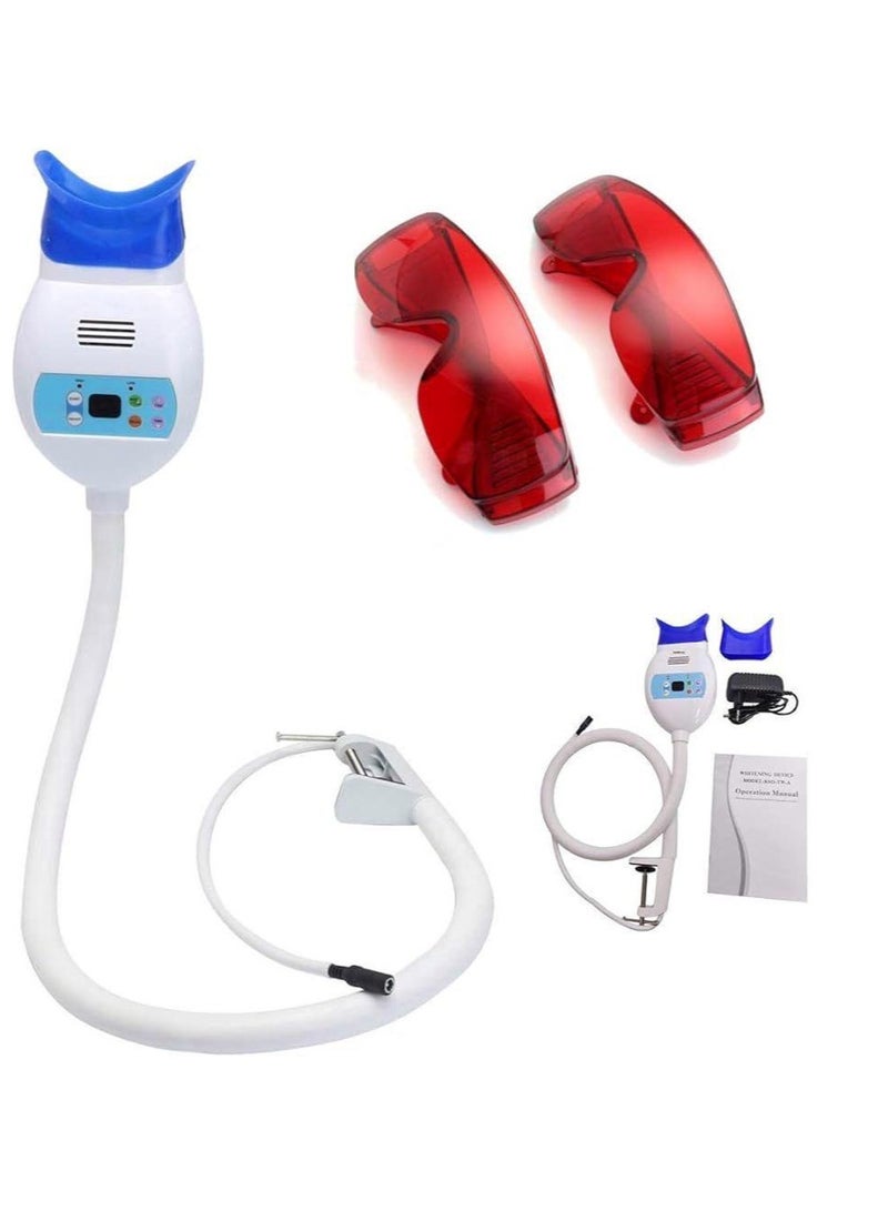 Teeth whitening lamp inbuilt