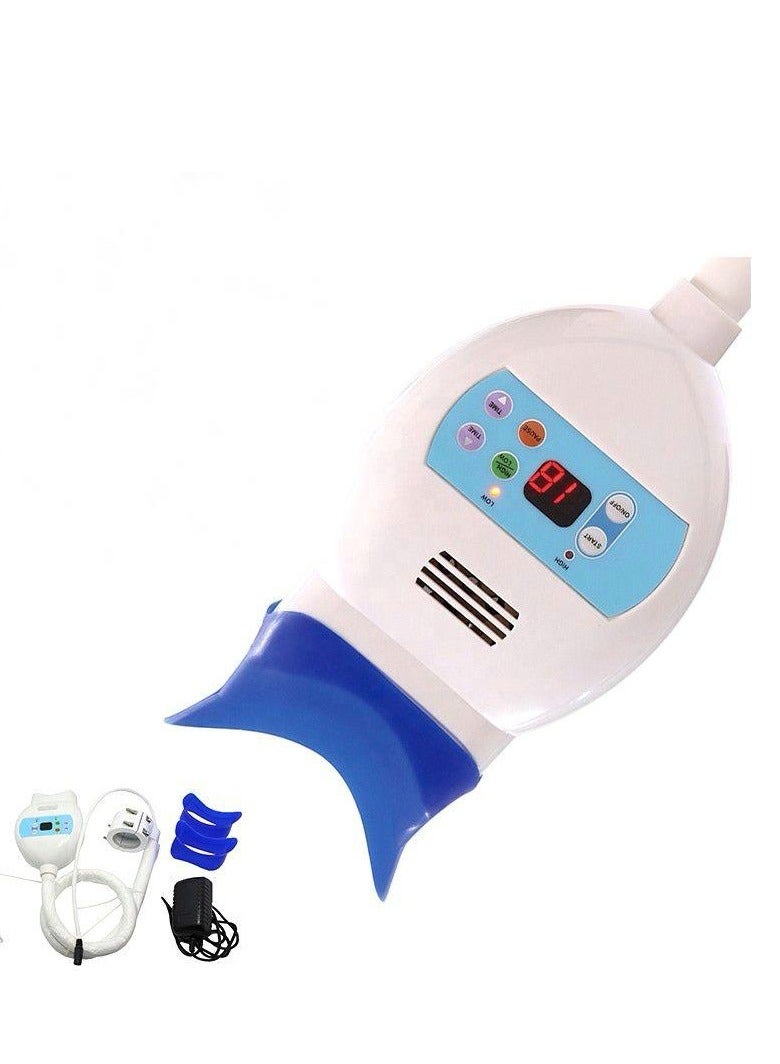 Teeth whitening lamp inbuilt