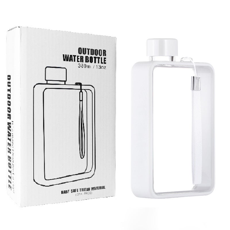 Stylish Tritan Square Water Bottle for Outdoor Sports tritan White (neutral without logo)