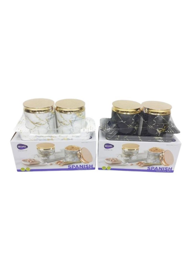 Spanish Style Kitchen Jars Set