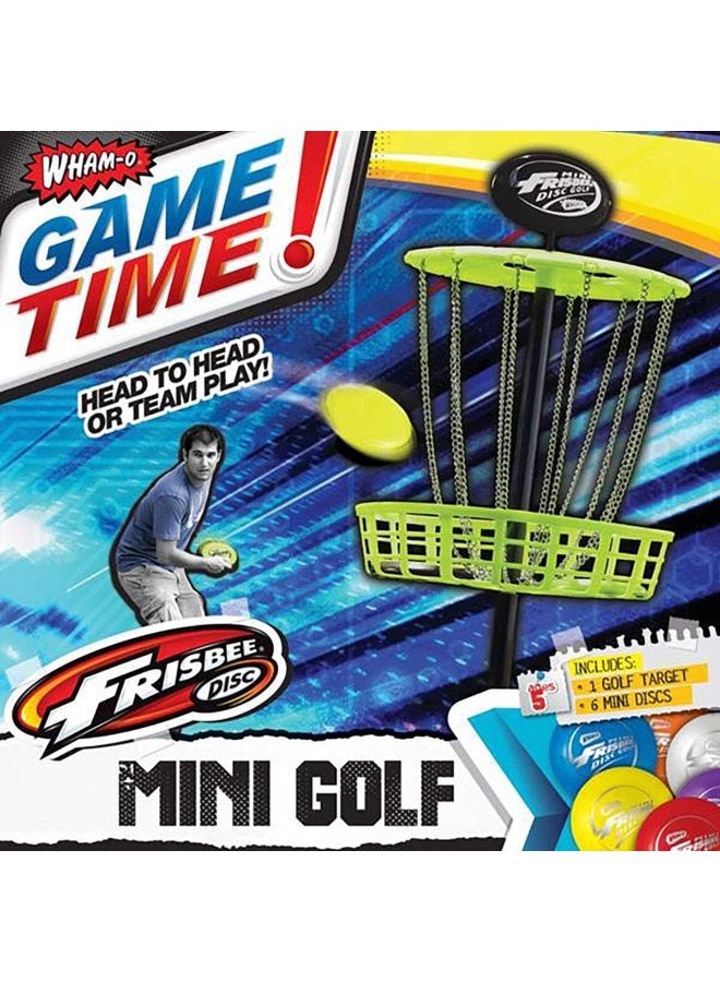 Wham-o Mini Frisbee Golf Set, Colours May Vary, Outdoor Game, Family Fun, New