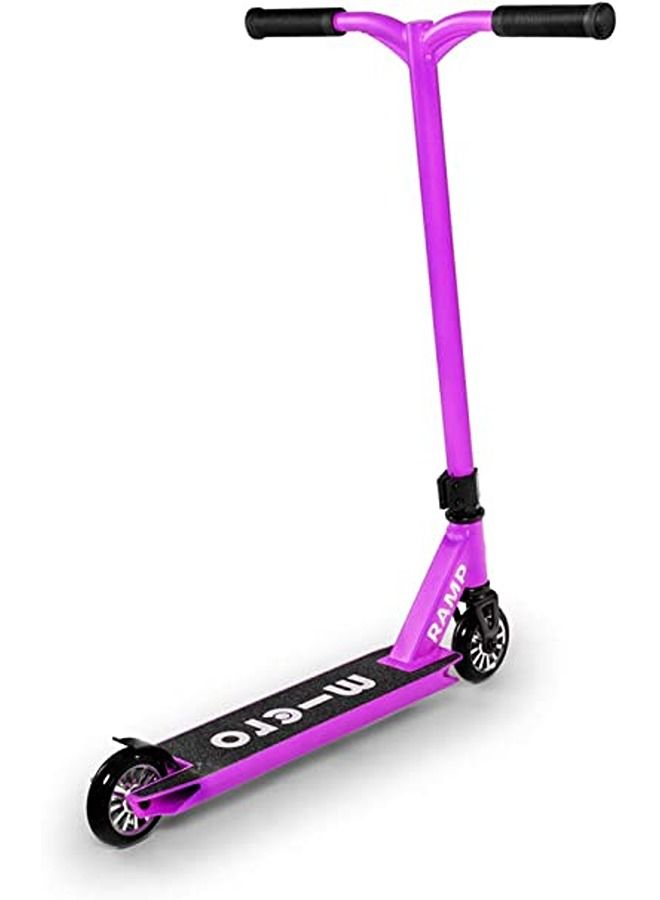 Micro Mx Ramp Beginner Stunt Scooter Purple