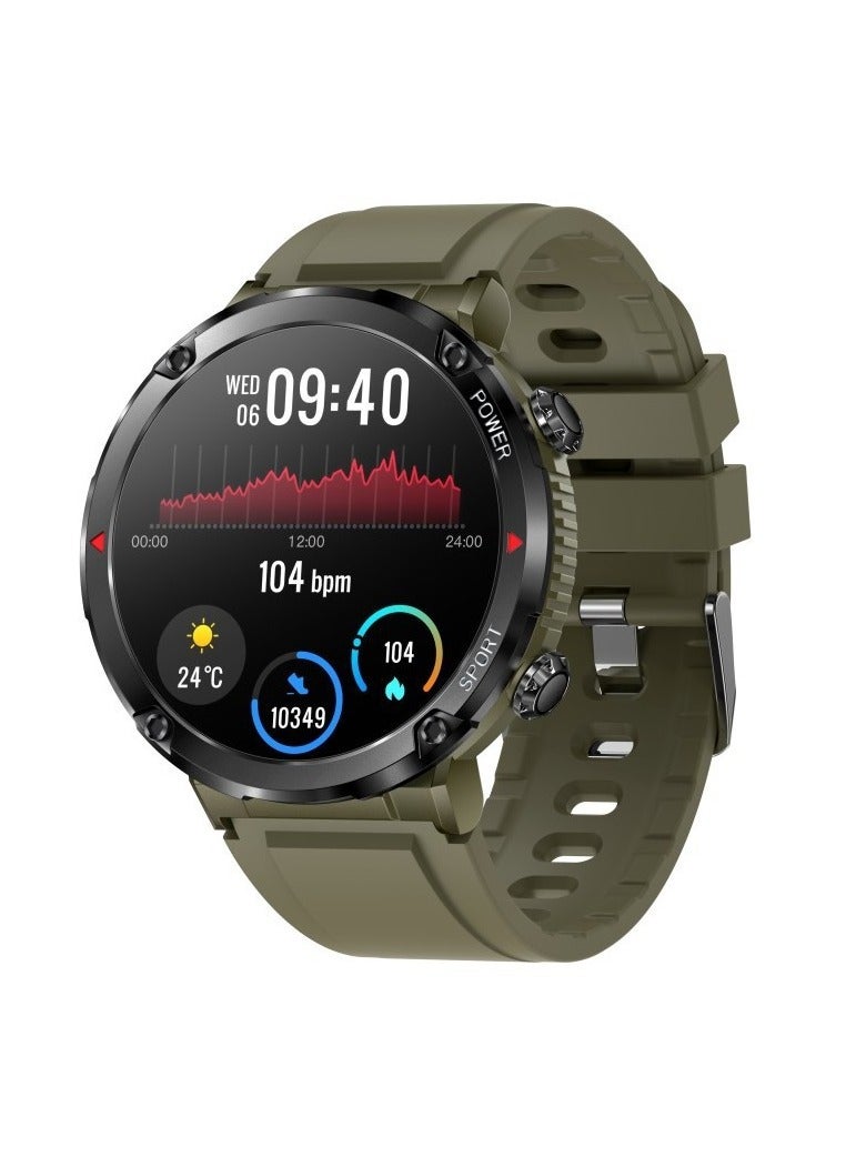 New T30 Smart Watch with Bluetooth Calling, Message Push, Heart Rate, Blood Pressure, Blood Oxygen Monitoring, Sleep Tracking, and Bluetooth Music