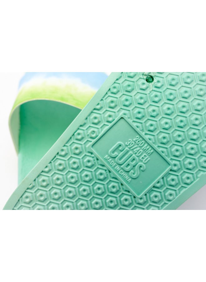 Printed Everyday Wear Eco-Friendly Pvc Slides For Kids Lightweight Easy To Wash And Anti-Slip Soles