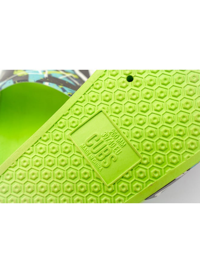 Printed Everyday Wear Eco-Friendly Pvc Slides For Kids Lightweight Easy To Wash And Anti-Slip Soles