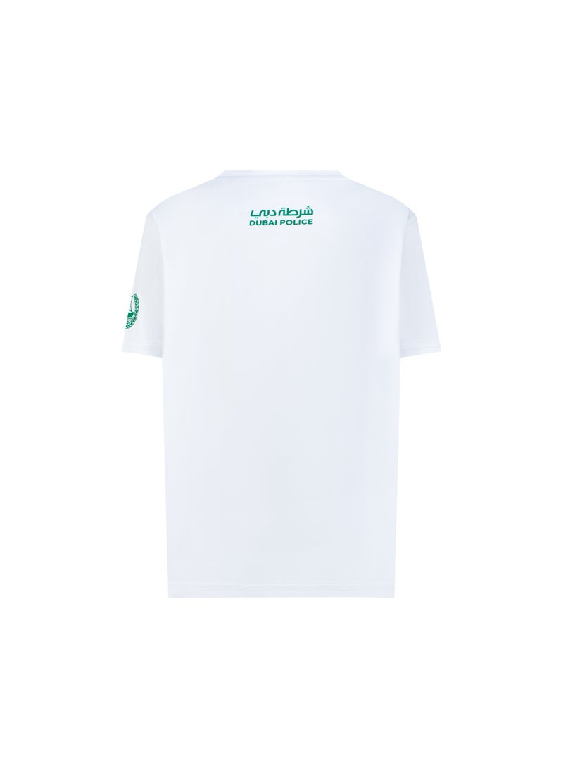 Dubai Police Mansour Kids T-shirt White