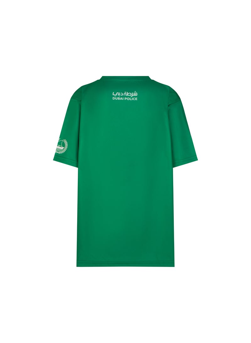 Dubai Police Mansour Kids T-shirt Green