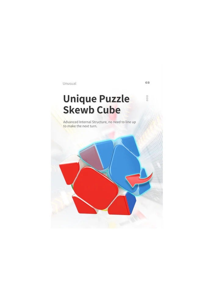 MoYu RS Skewb Magnetic Latest Version Stickerless Speedcube