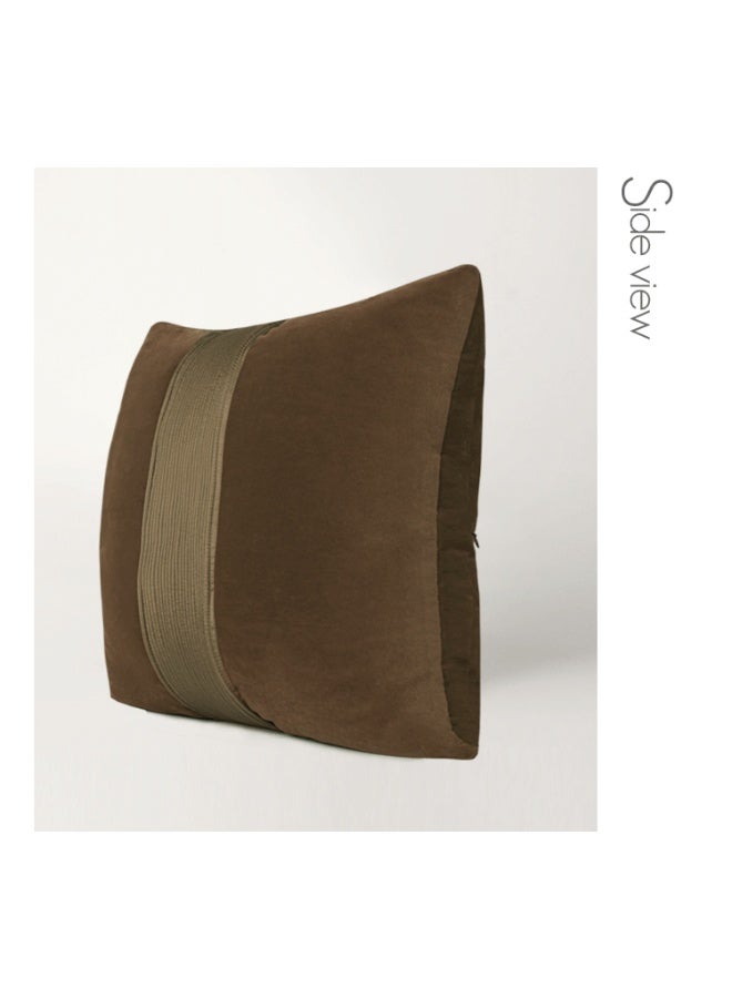 Mocha Medley Coffee Brown Center Band Cushion