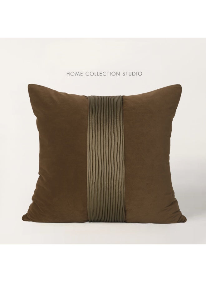 Mocha Medley Coffee Brown Center Band Cushion