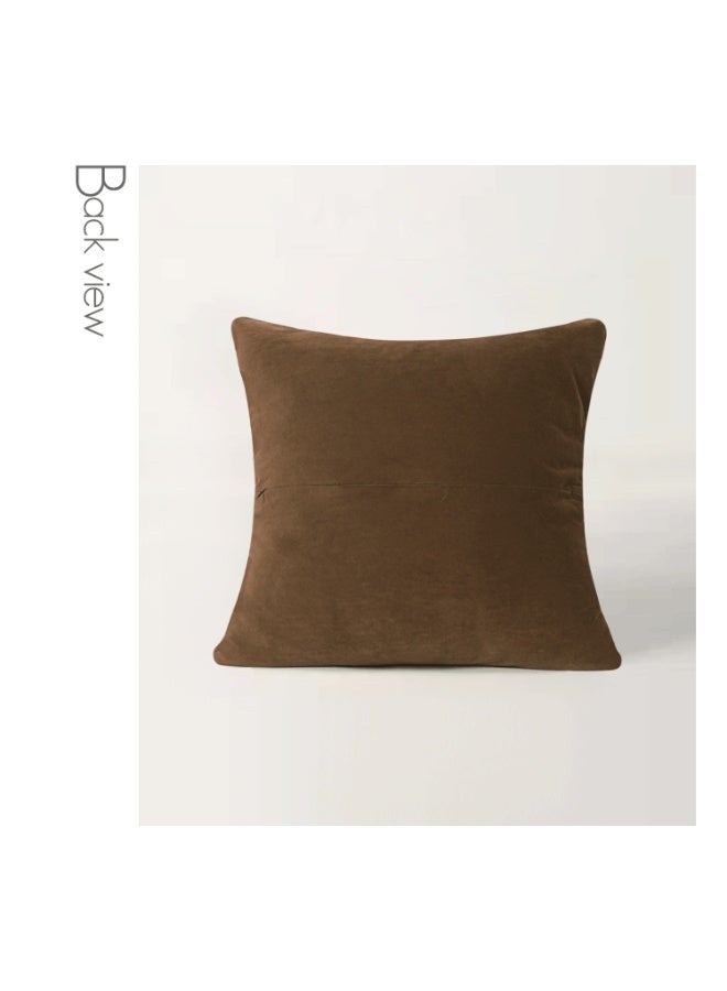 Mocha Medley Coffee Brown Center Band Cushion