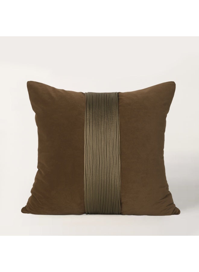 Mocha Medley Coffee Brown Center Band Cushion