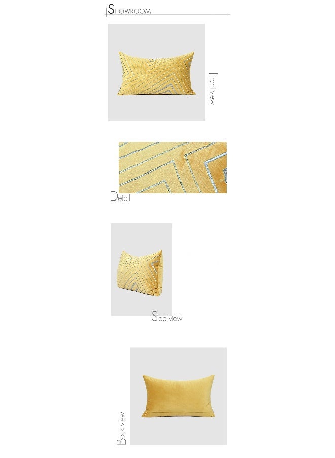 Citrus Zigzag Zest Cushion