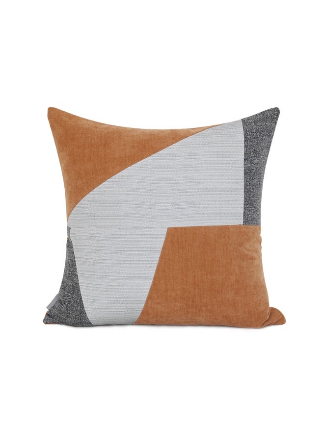 Tangy Tones Geometric Cushion