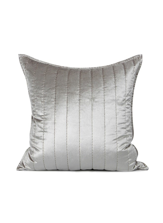 Shimmering Silver Luxe Cushion