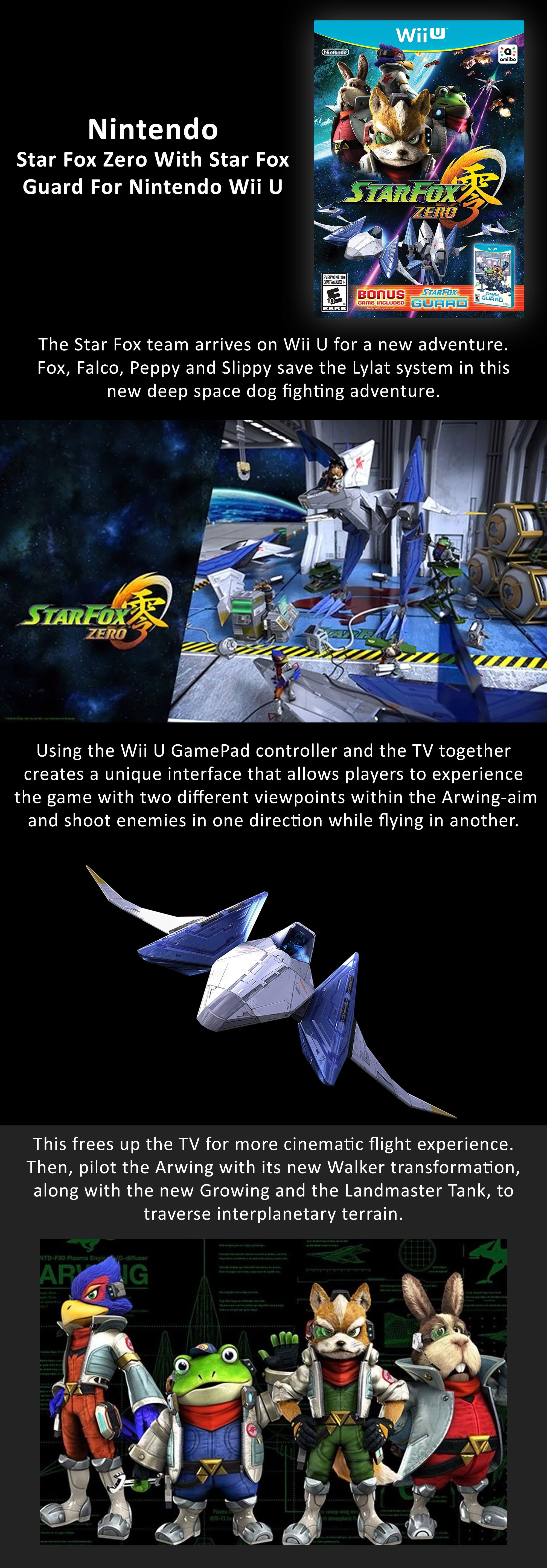 Star Fox Zero With Star Fox Guard For Nintendo Wii U - Nintendo Wii U