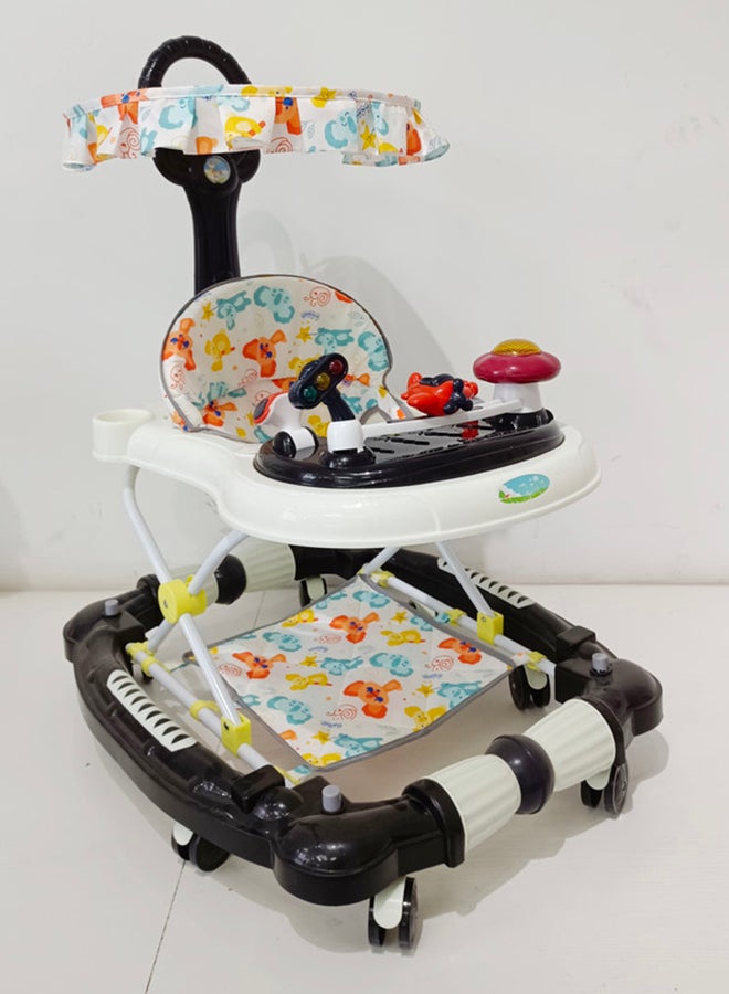 Multifunctional Baby Walker - Black