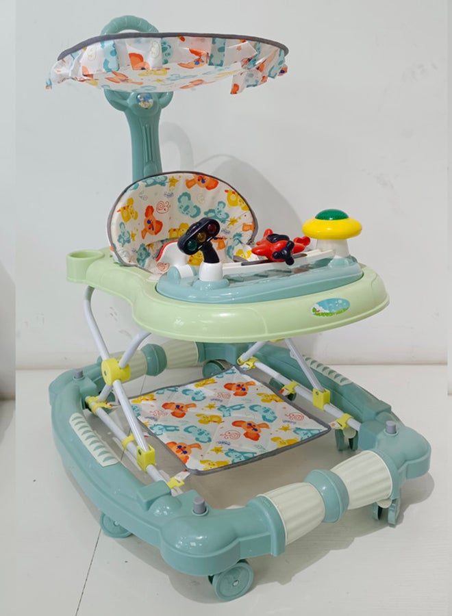 Multifunctional Baby Walker - Mint Green