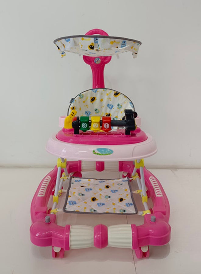 Multifunctional Baby Walker -  Pink