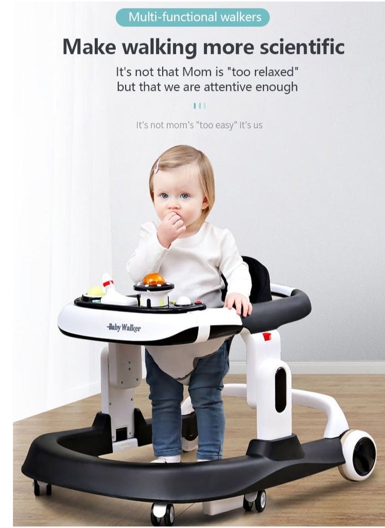 Multifunctional Walker with Toy Tray (BLACK)