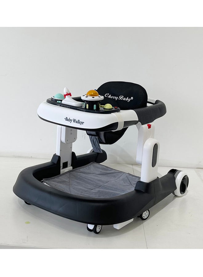 Multifunctional Walker with Toy Tray (BLACK)