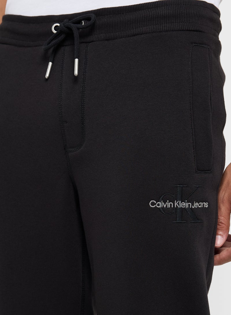 Logo Print  Drawstring Sweatpants