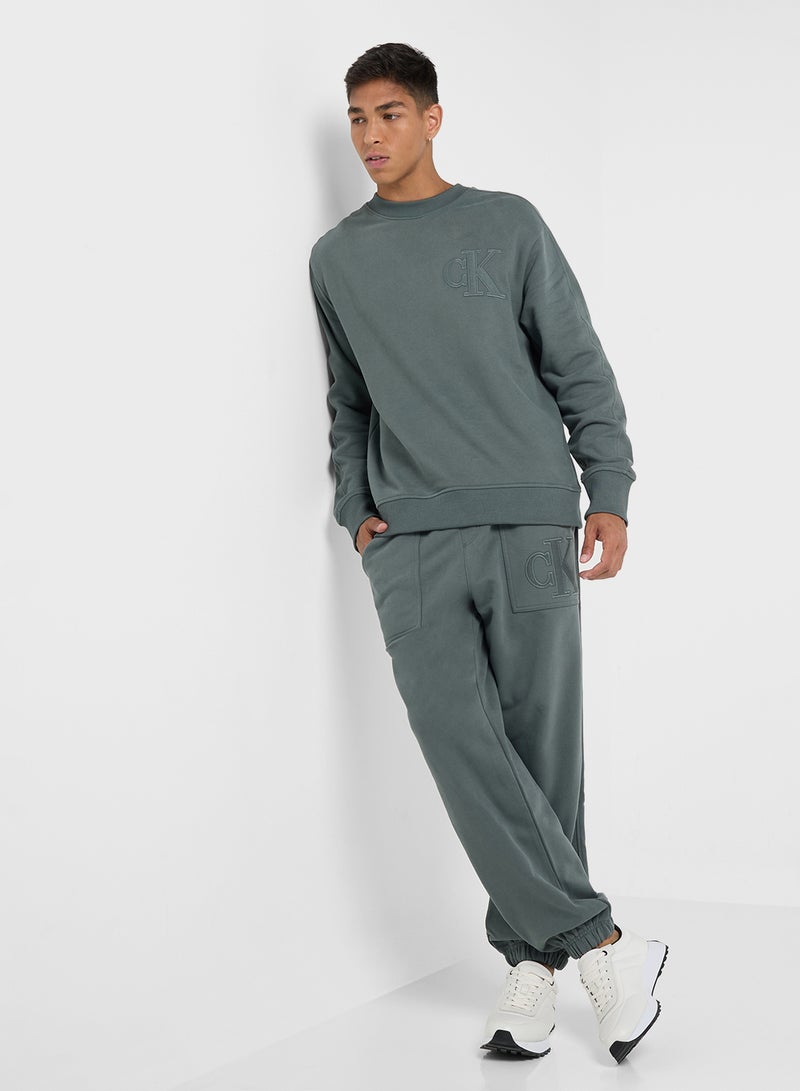 Logo Drawstring Sweatpants