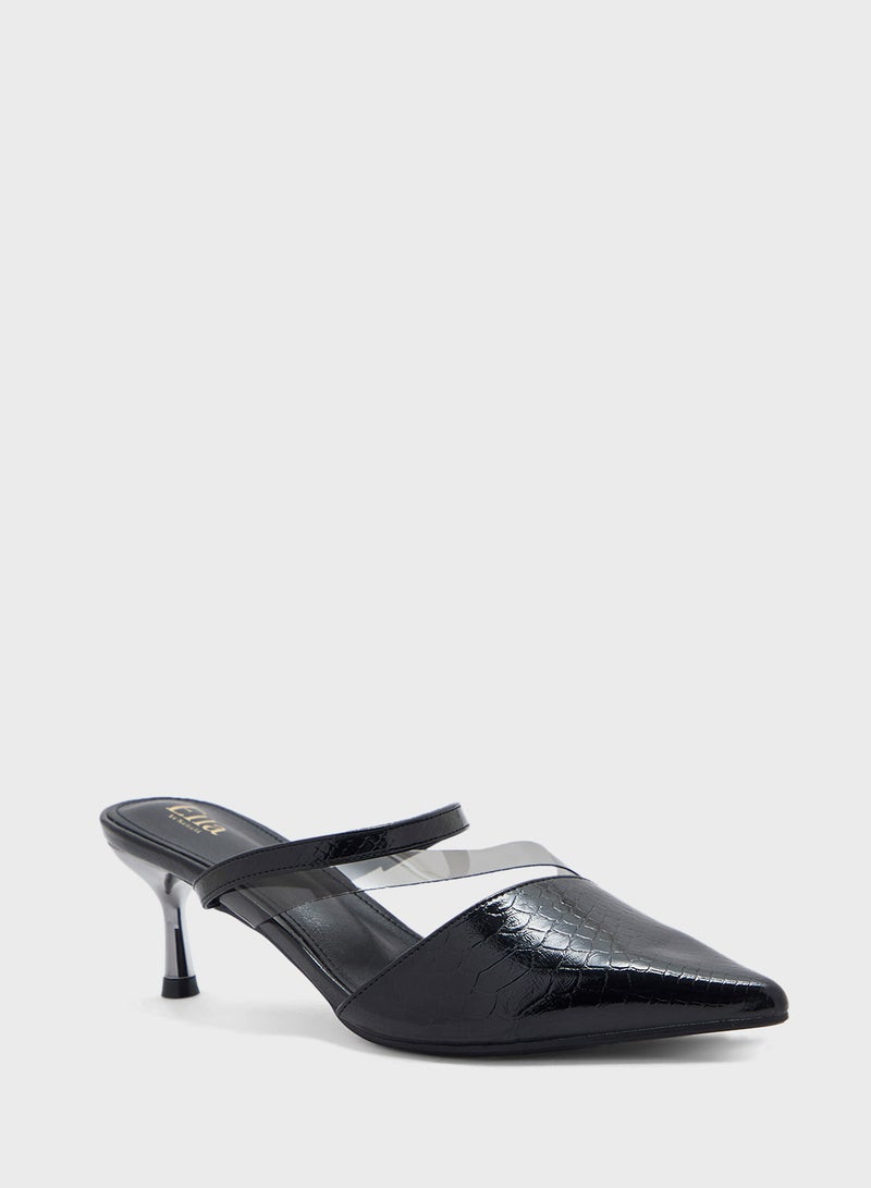 Essential Low Heel Mule