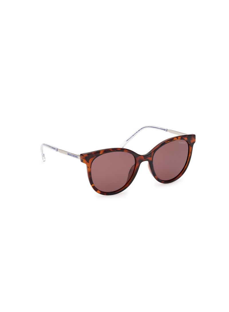 Girls Round Shape  Sunglasses SE0002452D52 Lens Size: 52 Millimeter - Dark Havana