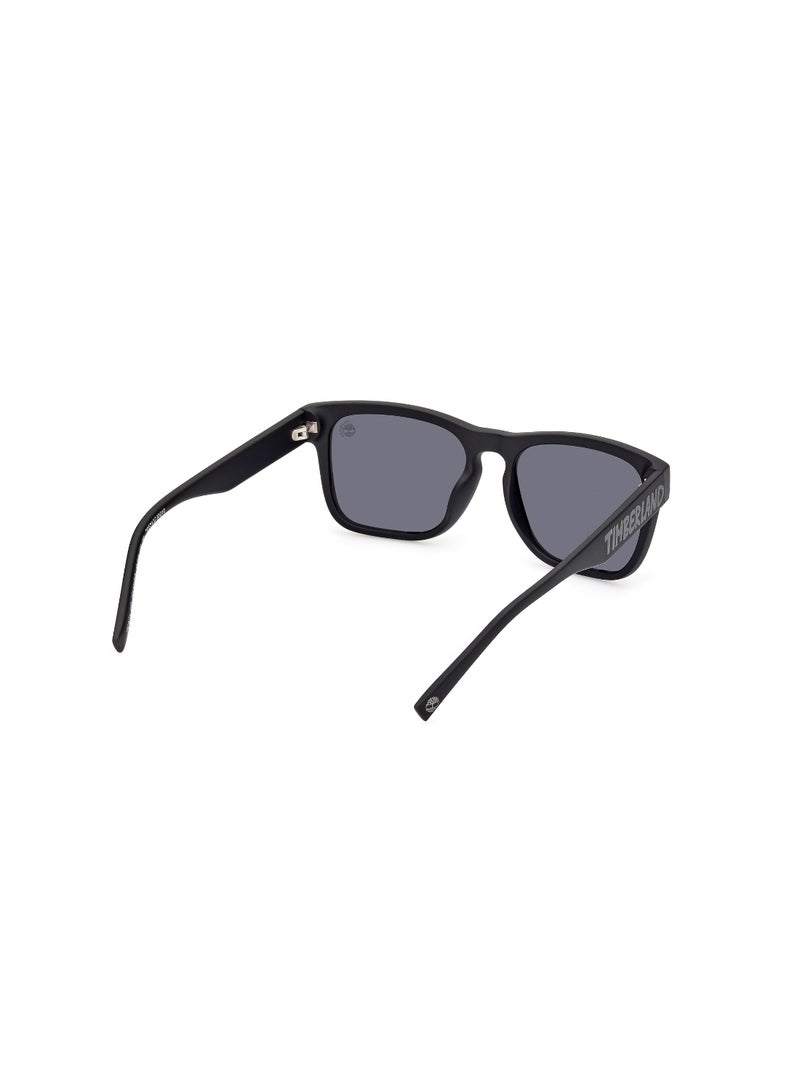 Boys Square Shape  Sunglasses TB0001102D53 Lens Size: 53 Millimeter - Shiny Black