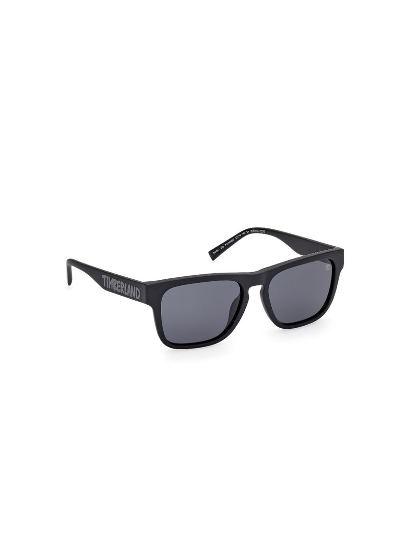 Boys Square Shape  Sunglasses TB0001102D53 Lens Size: 53 Millimeter - Shiny Black