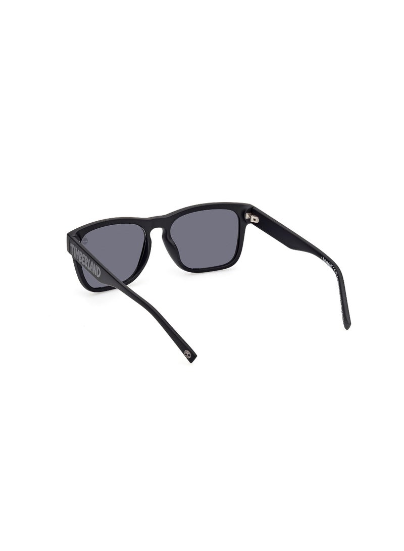 Boys Square Shape  Sunglasses TB0001102D53 Lens Size: 53 Millimeter - Shiny Black