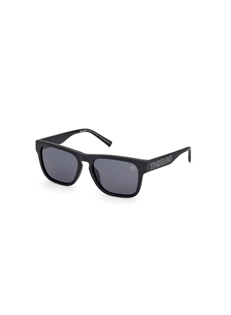 Boys Square Shape  Sunglasses TB0001102D53 Lens Size: 53 Millimeter - Shiny Black