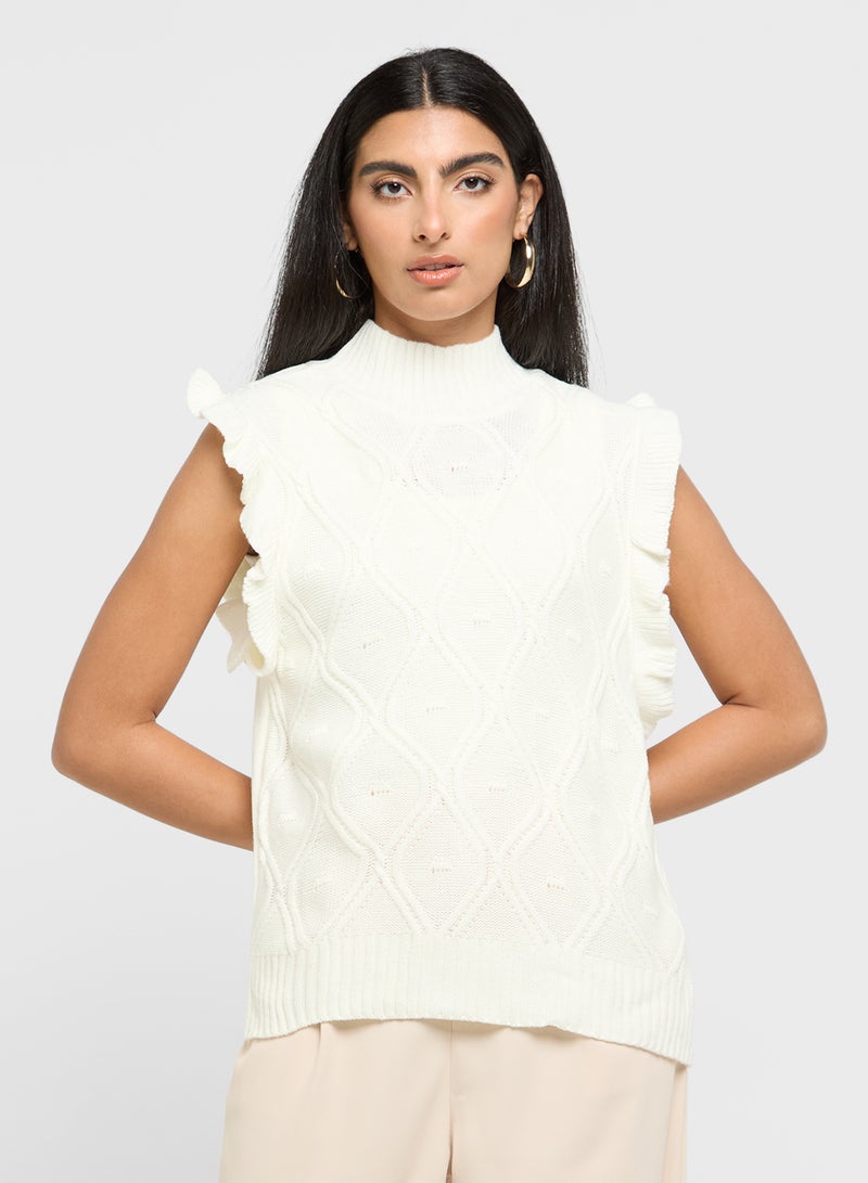 Baby Ruffled Sleeve Top