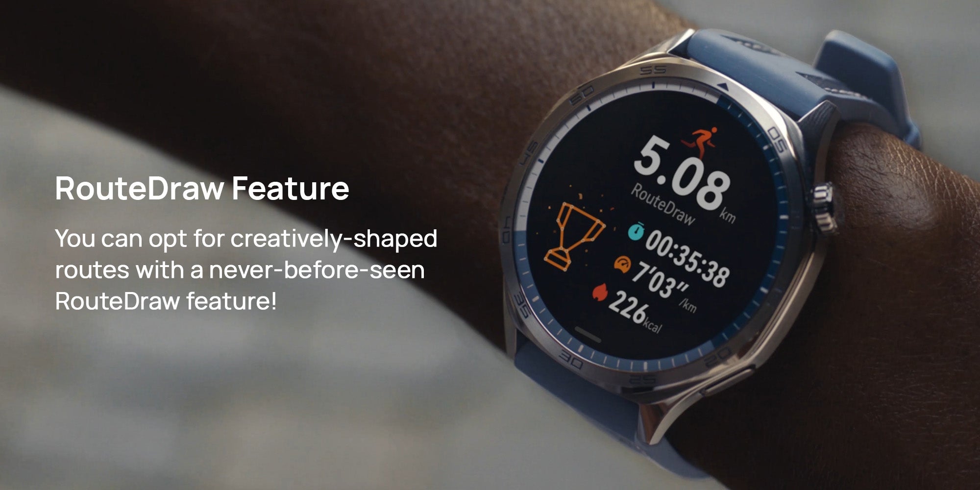 Watch GT 5 46mm Smartwatch, up to 14 Days Battery Life, All-new Running and Cycling Experience, Sharp-Edged Design Watch, Health Tracking, Compatible with iOS and Android, Brown