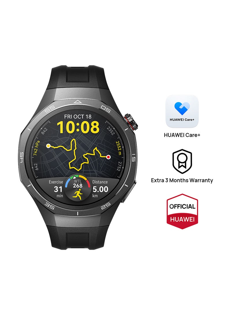 Watch GT 5 Pro 46mm Smartwatch, Sharp-Edged Design Watch, up to 14 Days Battery Life, Pro-level Sports, Health Tracking, Compatible with iOS and Android Black