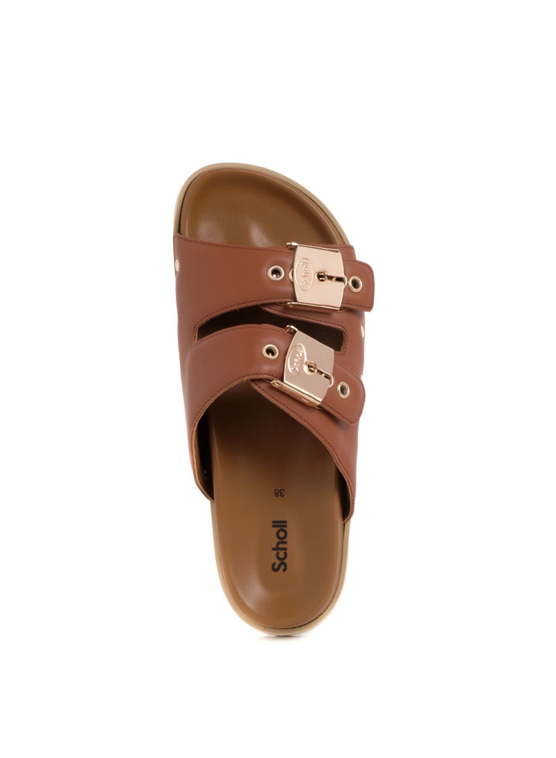 MULES COGNAC PESCURA ELISABETH