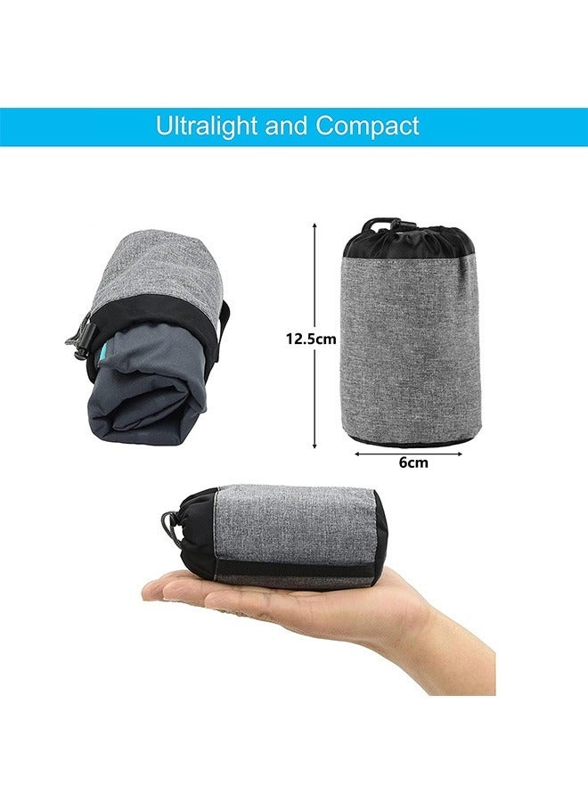 Ultralight Inflating Travel/Camping Pillows - Compressible, Compact, Inflatable, Comfortable, Ergonomic Pillow for Neck & Lumbar Support and a Good Night Sleep while Camp, Backpacking