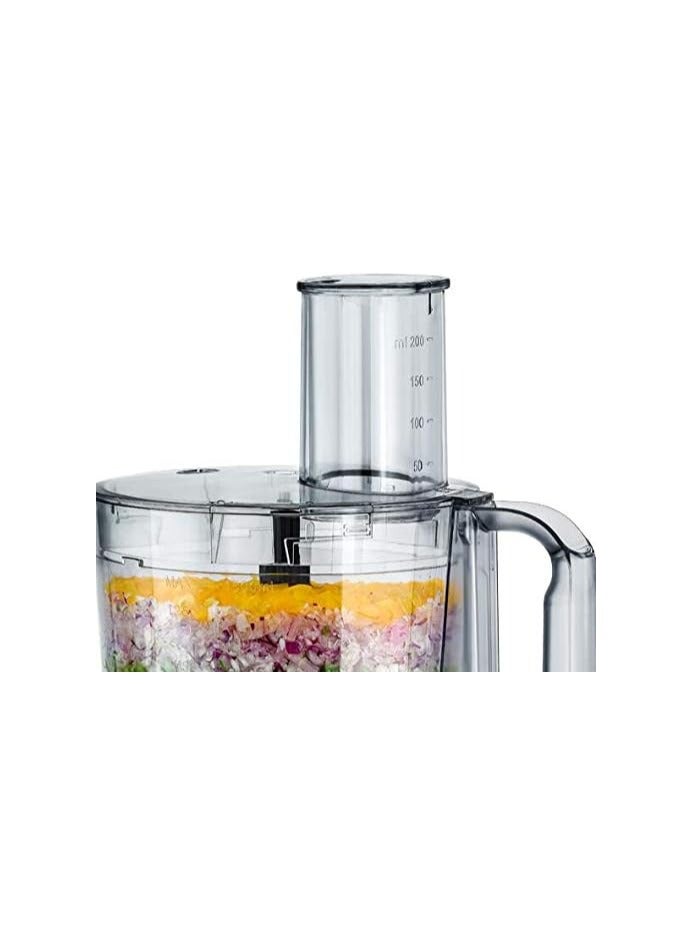 600W Multifunctional Food Processor with Blender, Grinder, and Juicer