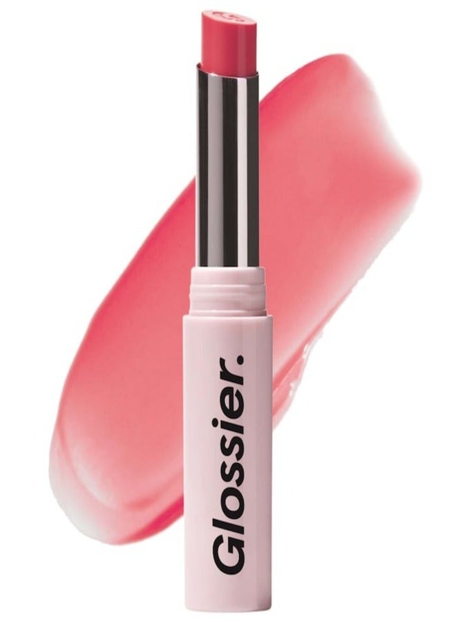 Glossier Ultralip Ultra Shiny Lipstick with Hyaluronic Acid , Portrait - rose fleur de cerisier 3g – Hydrating, Glossy Lip Color