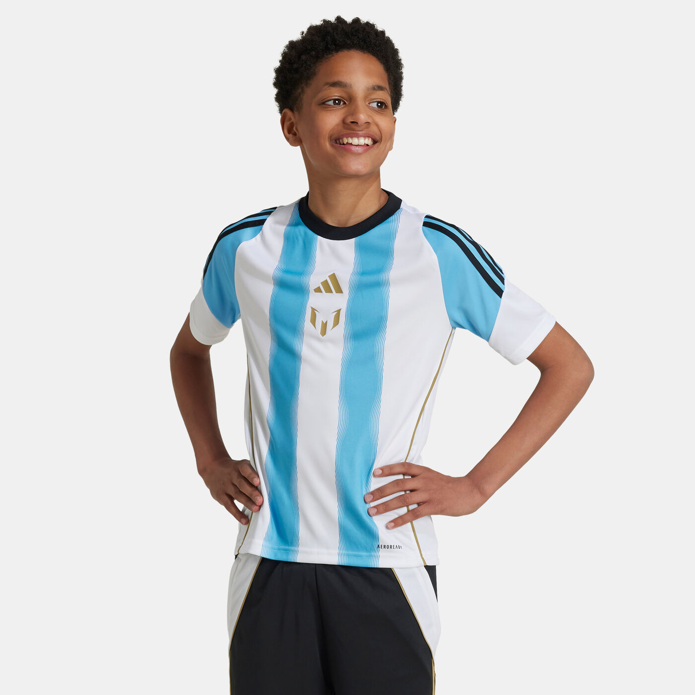 Kids' Messi Training Football Top