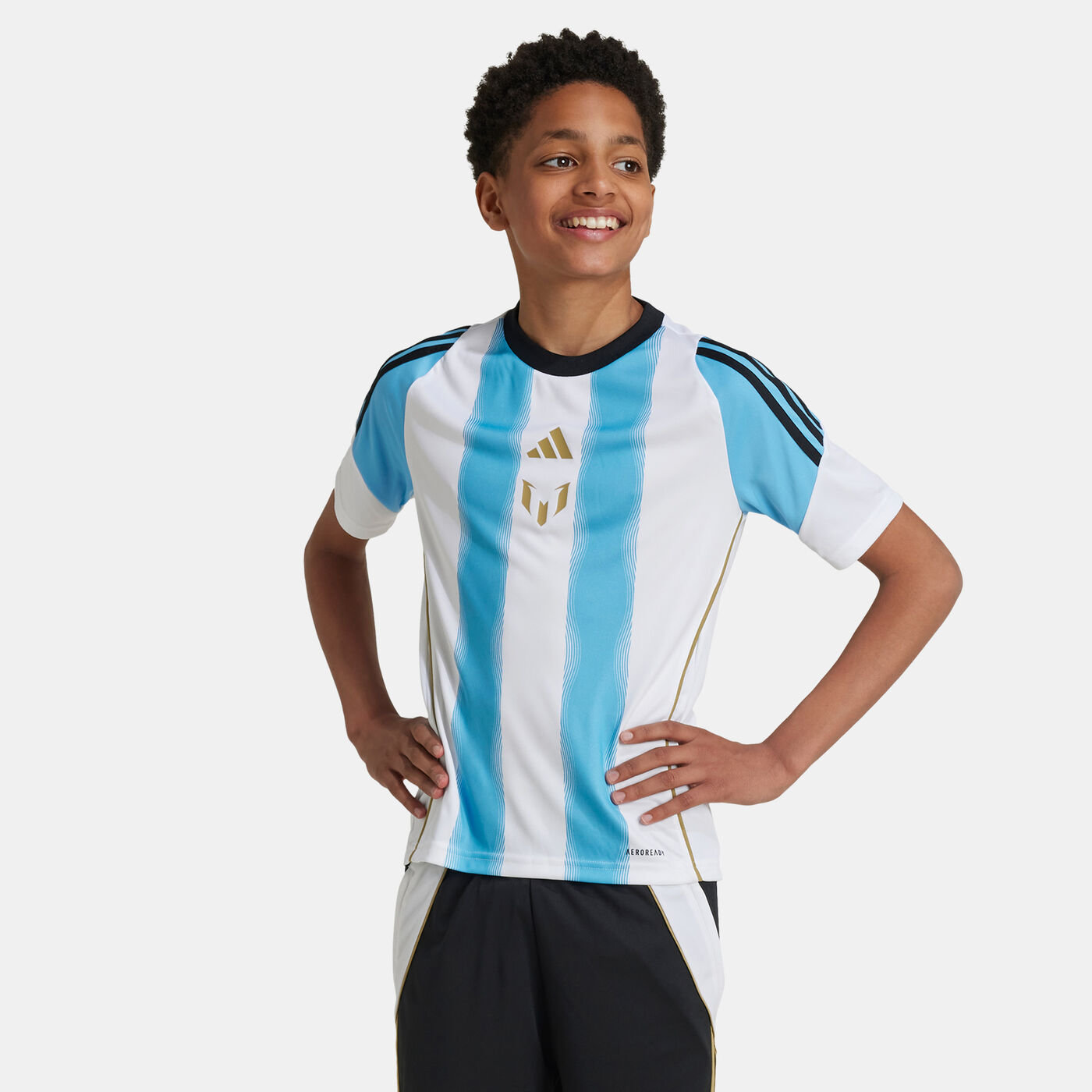 Kids' Messi Training Football Top