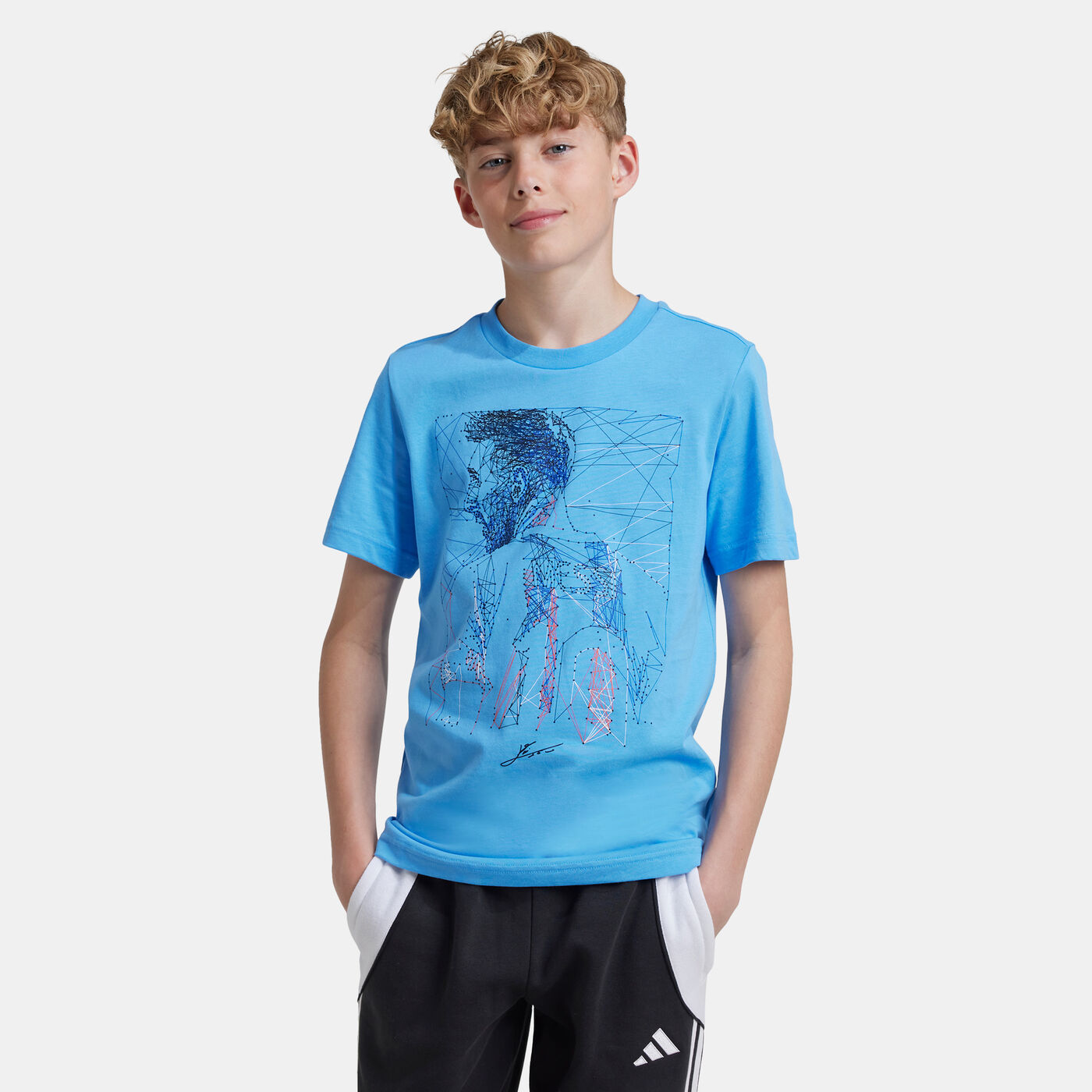 Kids' Messi Football Graphic T-Shirt