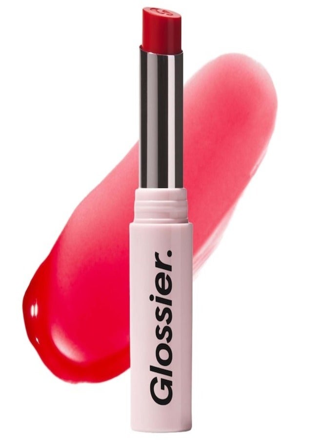 Glossier Ultralip Ultra Shiny Lipstick with Hyaluronic Acid ,Fete - rouge melon d’eau 3g – Hydrating, Glossy Lip Color