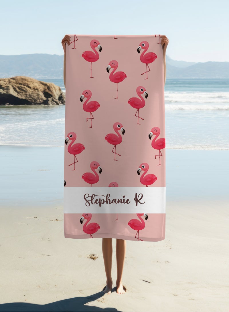 Personalised Beach Towel - Printed Quick Drying Beach Towel(70x140cm)